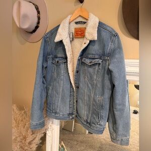 Levi’s Denim Sherpa Jacket